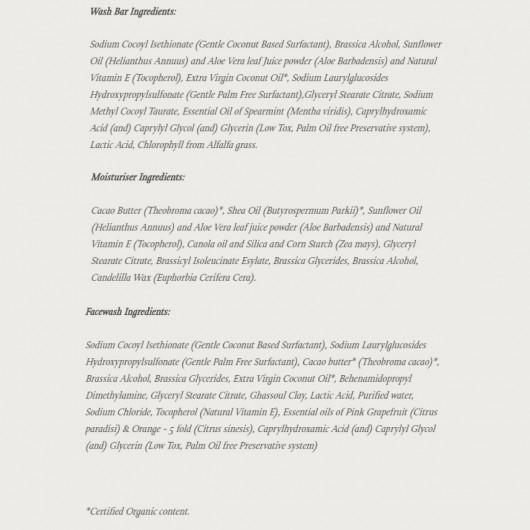 The Refreshed Ingredients